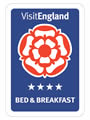 Visit England 4 Star Bed and Breakfast